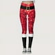 thumbnail image 2 of Gibobby Leggins Termicos Mujer Pantalones estampados de Navidad personalizados para mujer, mallas ajustadas personalizadas para mallas para correr, mallas navideñas de muñeco de nieve (Rojo, S), 2 of 5
