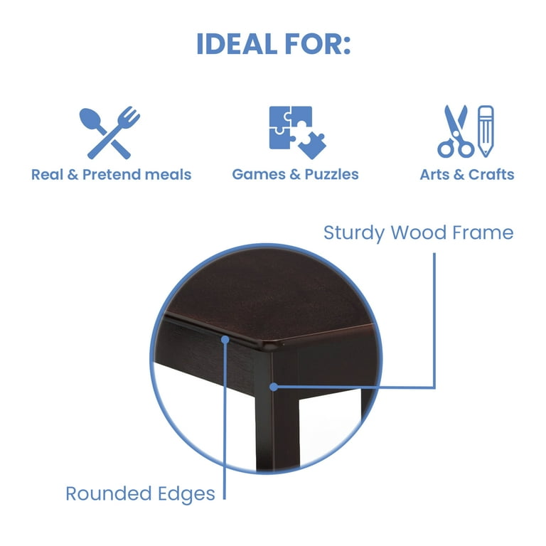 Delta children mysize kids wood table hotsell