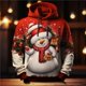 thumbnail image 4 of Santa Claus Print Hoodie For Men Fashion Cartoon Elk Pattern Sweatshirt 2023 Christmas New Year Party Tops Oversized Y2k Clothes, 4 of 4