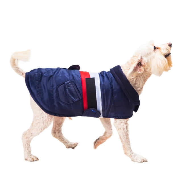Capa Puffy Azul/Rojo Polar P/Perro Talla 2 Pet Pals