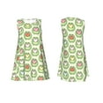 thumbnail image 6 of Defioc Cute Chubby Frog Pattern Women's Summer Dresses 2025 Beach Casual Sleeveless Tank Loose Sundress Beach Vacation Clothes with Pocket -Medium, 6 of 7