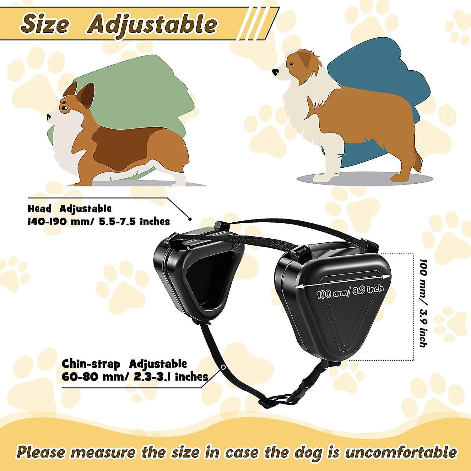 Dog Noise Protection Ear Muffs Noise Cancelling Headphones For Dogs Hearing Protection Walmart
