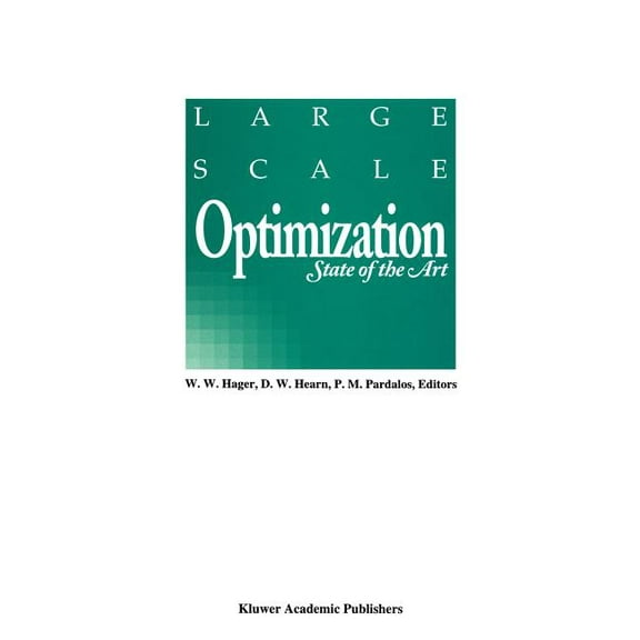 Large Scale Optimization: State of the Art, (Hardcover)