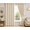 Beige, variant on Zudo Homes Modern Beige Textured Vertical Geometric Pattern Rod Pocket Room Darkening Bay Window Curtain Sets Curtains, 44 in x 60 in (2 Panels)