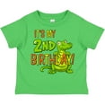 thumbnail image 3 of Inktastic It's My 2nd Birthday with Cute Green Alligator Boys or Girls Toddler T-Shirt, 3 of 5