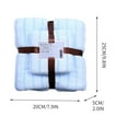 thumbnail image 3 of Mlkoz Towels for Bathroom Clearance, Bath Towel Bathroom Set Deluxe Bath Towel Soft Cotton Towel Set High Absorbent Towel Includes 1 Bath Towel 27.5X55 Inches And 1 Towel 13.5X29.5 In, Women Gifts, 3 of 3