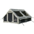 thumbnail image 2 of Homefun 9.8x13ft Quick-Setup Inflatable Camping Tent - 4-Season Waterproof & Windproof Glamping Tent with Hand Pump, Mesh & Chimney Windows, Oxford Cabin Design, 2 of 7