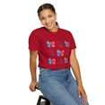 thumbnail image 7 of Coquette Bow 4th of July Fireworks Comfort Colors Women's Shirt, 7 of 7