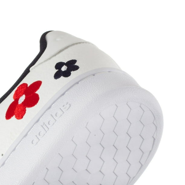 Calzado Adidas Mujer Advantage Blanco Flor Adidas HR0245 Bodega