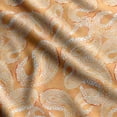 thumbnail image 1 of Soimoi Asian Paisley Print,Cotton Cambric, Quilting Fabric Sold by The Yard 42 Inch Wide, Medium Weight Cotton Fabric, SewingSupplies,Orange, 1 of 5