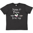 thumbnail image 3 of Inktastic Nana and Papa Love Me- Heart Grandchild Youth T-Shirt, 3 of 5