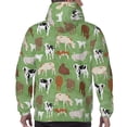 thumbnail image 7 of Cauagu Cows And Calves for Men's Pullover Hooded Sweatshirt Athletic Casual Hoodie Aautumn Hoodie Sweatshirt for Men Pullover Casual Hooded Sweatshirt-Small, 7 of 7
