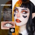 thumbnail image 5 of UYAAI 2 piezas/par de lentes de contacto de colores para Halloween para ojos, lentes de contacto de colores para cosplay, estuche para lentes de contacto, lentes de anime, 5 of 5