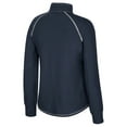 thumbnail image 3 of Women's Colosseum Navy West Virginia Mountaineers Bikram Raglan Quarter-Zip Top, 3 of 3