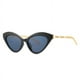 thumbnail image 3 of Gafas de sol con montura pequeña, gafas de sol con cadena de ojo de gato europeas y americanas, gafas de sol retro para mujer, 3 of 5