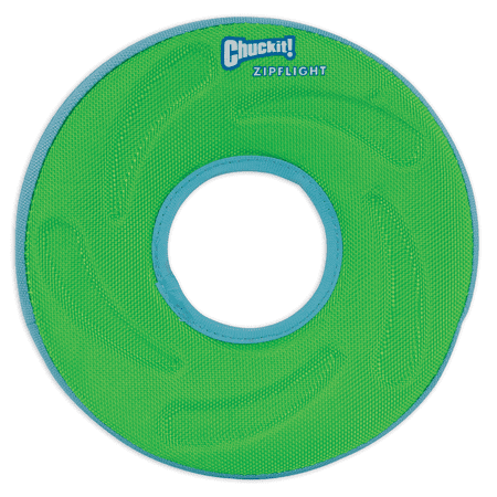 Chuckit! ZipFlight Dog Frisbee Aerodynamic Design Assorted Bright Colors (Best Dog Frisbee For Chewers)