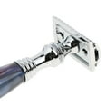 thumbnail image 3 of MERIGLARE Brosse de Rasage pour Hommes à Double Tranchant Support en Métal Ensemble de Lames, 3 of 5