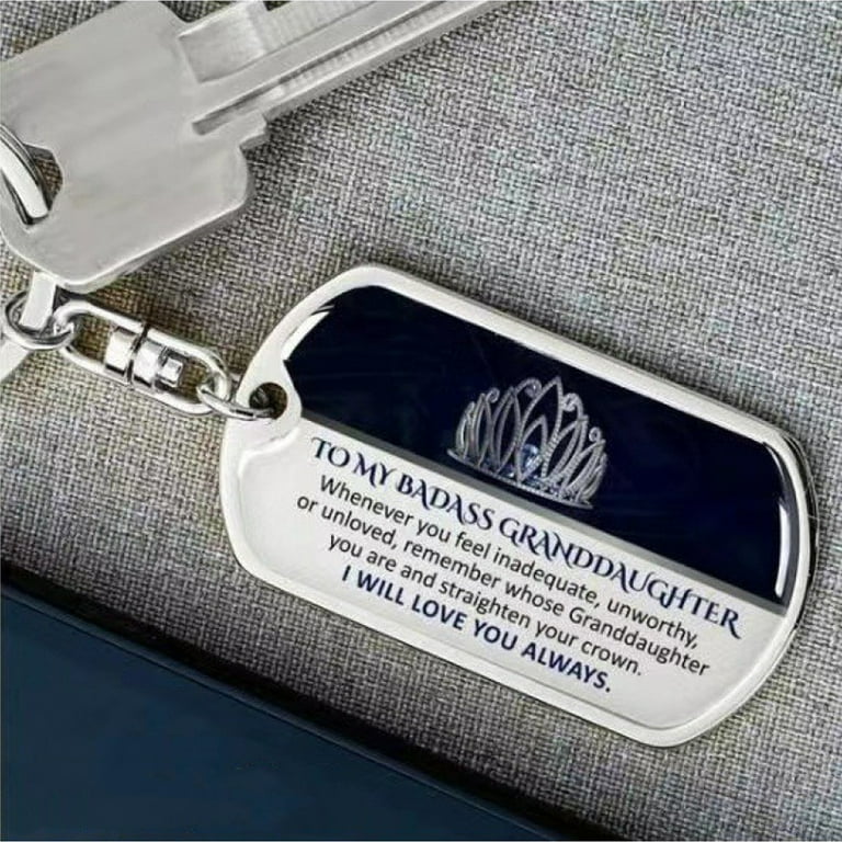 Dad daughter deals keychain
