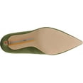 thumbnail image 4 of Sam Edelman Vienna Dried Thyme Slip On Pointed Toe Kitten Heel Pumps Shoes (Dried Thyme, 9), 4 of 5