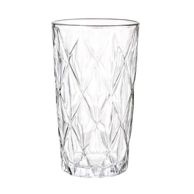 Juego de 6 Vasos Double Old Fashion VITTORI estilo Libia de Vidrio Cristal Labrado 265ml