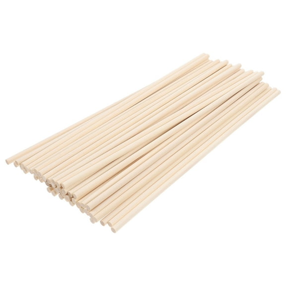 50pcs Wooden Drum Sticks for Replacement Rhythm Music Small Round Percussion Rods Instruments