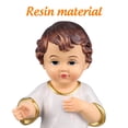 thumbnail image 4 of 1 pieza Mini estatua de Jesús Niño, adorno religioso, figura de resina de santo bebé (S), 4 of 7