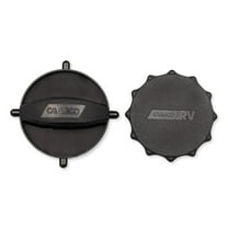 Camco 39934 Plastic RV Replacement Sewer Hose Storage Caps, Black