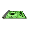 thumbnail image 2 of Ahgly Company Indoor Round Southwestern Green Country Area Rugs, 7' Round, 2 of 4