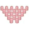 thumbnail image 3 of Pink Wild Flower Scented Votive Candles - 15 Hour Long Burn Time - Textured Finish - Box of 20, 3 of 6