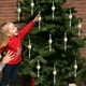 thumbnail image 4 of Decoraciones de Árbol de Navidad Collar de Colgante de Acrílico Transparente Metálico Decoración de Árbol de Navidad Colgante Ornamentos de Árbol de Navidad, 4 of 6