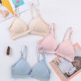 thumbnail image 3 of Women's Triangle Bra Cotton Bra Gathering Seamless Underwear Adjustable Shoulder Strap Without Steel Ring Beauty Back Wrapped Chest Sexy Underwear, 3 of 8