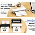 thumbnail image 4 of Ht Viik Bluetooth Wireless Inkless Thermal Printer, Supports US Letter, Legal, A4 & A5, Compatible with iOS & Android, 4 of 7