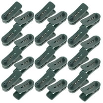 LOLIPPYY 30Pcs Christmas Tree Candle Clips Plastic Clip on Candle Holders for Garland Wreath Holiday Decorations