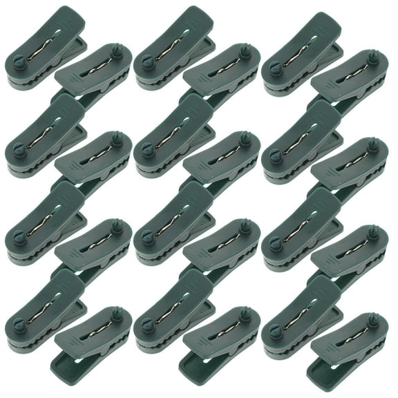 LOLIPPYY 30Pcs Christmas Tree Candle Clips Plastic Clip on Candle Holders for Garland Wreath Holiday Decorations