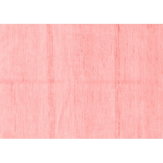 Ahgly Company Indoor Rectangle Solid Red Modern Area Rugs, 7' x 9'