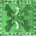 thumbnail image 1 of Ahgly Company Indoor Square Persian Emerald Green Traditional Area Rugs, 5' Square, 1 of 4