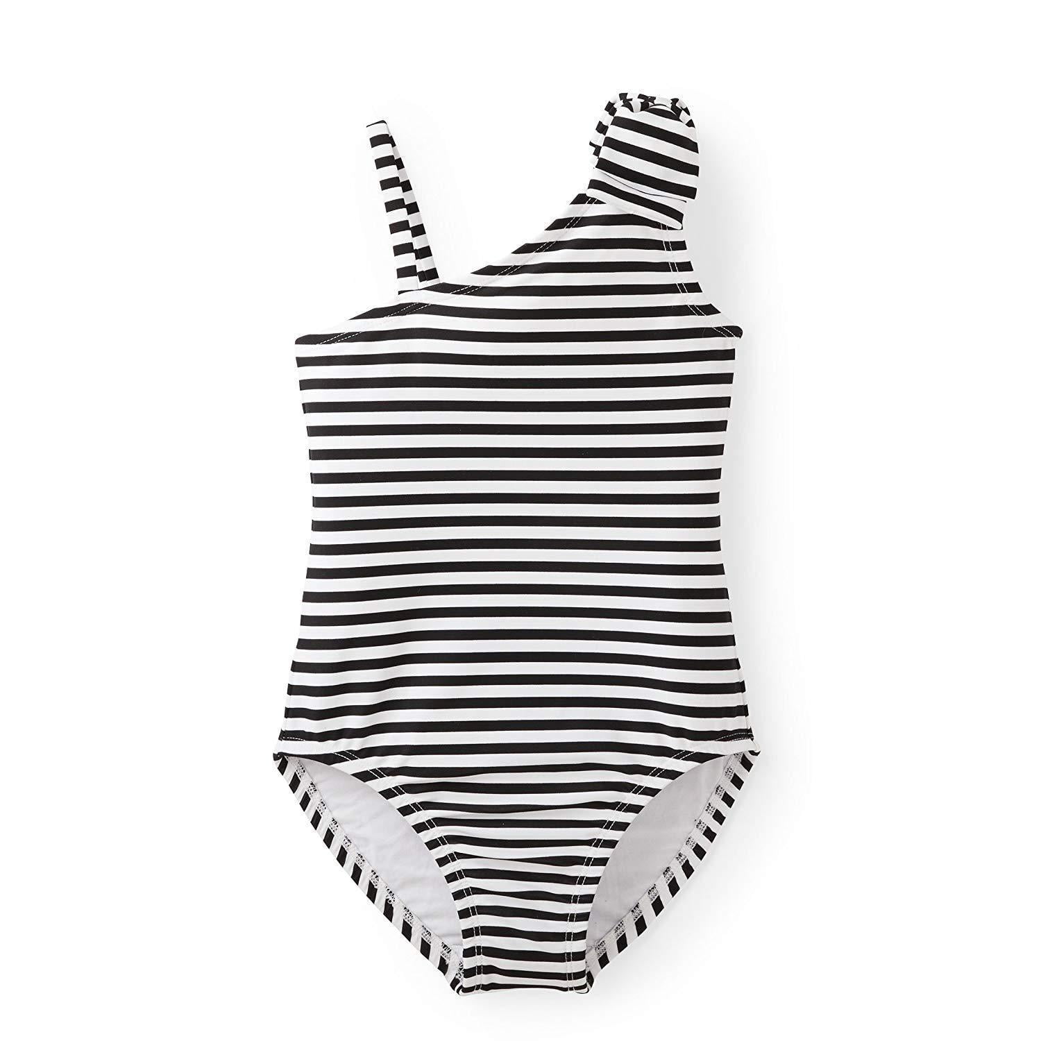 Hope & Henry Girls' Asymmetrical One-Piece Swimsuit - Walmart.com