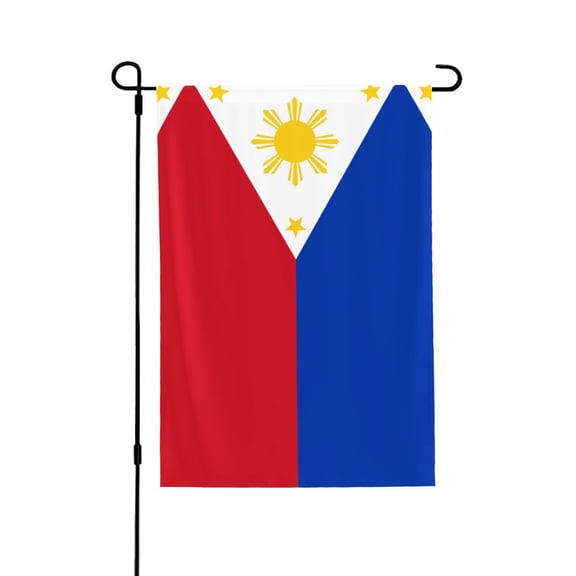 Flag Of The Philippines House Flag Double Side Garden Flag For Outside Room House Yard Indoor 28" X 40"