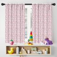 thumbnail image 5 of Blackout Kids Curtains,Pink Unicorn Doodle Pattern Childrens Insulated Curtains Set Of 2,Bedroom Essentials,Toddler Room Decor 42"x54", 5 of 5