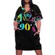 thumbnail image 2 of Me encanta los años 90 vestido suelto con bolsillo vestidos de mujer vestido de fiesta por la noche vestidos de fiesta mujer, 2 of 7