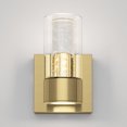 Artika Essence 1 Light Integrated LED Single Sconce Light Fixture Gold
