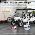 thumbnail image 2 of WAVLINK Golf Cart Smart Battery Charger GS950C - 48V 15A Max, 810W Output, IP67 Waterproof, LiFePO4/NMC/Lead-Acid Compatible, Intelligent Charging with CPU-Controlled PWM Technology, 2 of 8