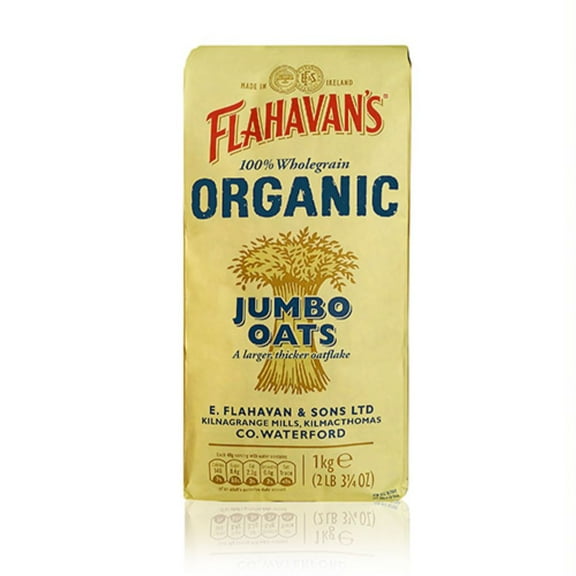 Flahavan's Organic Jumbo Oat Flakes 1kg