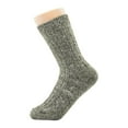 thumbnail image 3 of American Trends Merino Wool Socks for Women Cozy Soft Hiking Socks Fall Winter Thermal Knit Socks Slouchy Crew Cut Socks Fit US Size 6-9, 3 of 5
