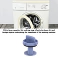 thumbnail image 2 of NFTIGB Washer Drainage Pump Drain Outlet Seal Cover Plug Fit for Siemens WM1095 1065 WD7205 Washing Machine 6.3cm / 2.5in Heavy Duty Replacement Part Blue Color Stylish Design (1 Count), 2 of 9