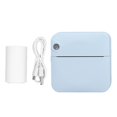 thumbnail image 1 of Mini Portable Printer 200dpi High Resolution 1000mAh Rechargeable Portable Bluetooth Thermal Printer with 1 Roll Paper Blue, 1 of 4