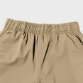 thumbnail image 6 of AINIYS Boys Basic Casual Shorts Elastic Waist Lightweight Breathable with Pull On Closure for Daily Play and Home Lounging Khaki 12 Years, 6 of 9