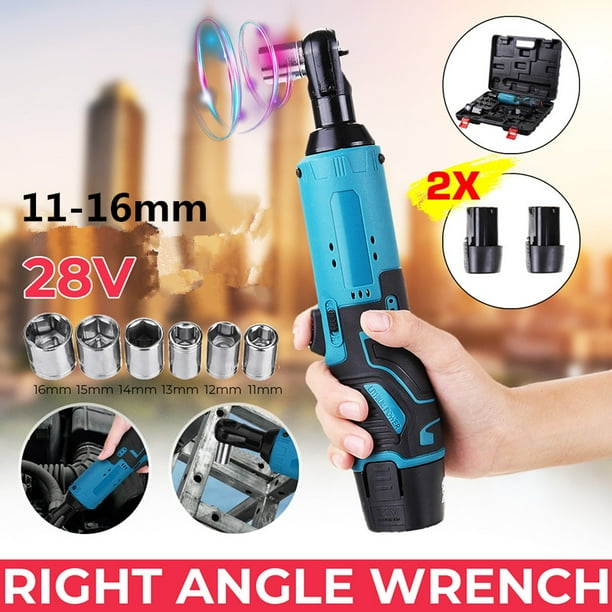HALLOLURE Cordless 3/8'' Electric 28V LithiumIon Battery Ratchet