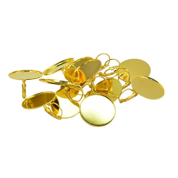 12 piezas de joyería colgante collar redondo accesorio decorativo para Oro