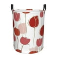 thumbnail image 1 of ZICANCN Pink Tulips Tulip Blossom Laundry Basket Organizer , Dirty Clothes Hamper for Bathroom Kids Girls Boys Laundry Hamper Medium, 1 of 8